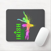 Irische Tanzfarben Frohen St. Patrick's Day Tänzer Mousepad (Mit Mouse)