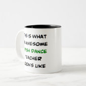 irische Tanzlehrerin, phantastisch Zweifarbige Tasse (Vorderseite Links)