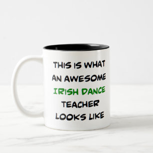 irische Tanzlehrerin, phantastisch Zweifarbige Tasse
