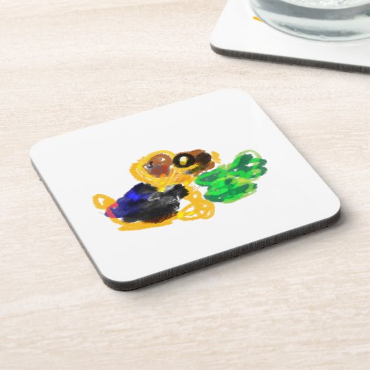 irische Terrier Liebe Getränkeuntersetzer (Linke Seite)