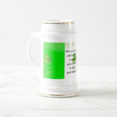 Irische Toaststein-Tasse Bierglas (Vorderseite Links)