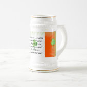 Irische Toaststein-Tasse Bierglas (VorderseiteRechts)