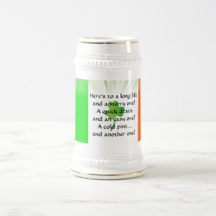 Irische Toaststein-Tasse Bierglas