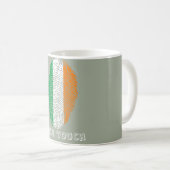 Irische Touchfingerabdruckflagge Kaffeetasse (VorderseiteRechts)