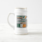 Irische trinkende Tasse (Links)