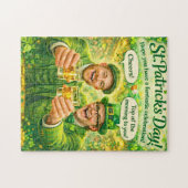 Irische Trinkgeld-Jigsaw-Puzzle zum St. Patrick's  Puzzle (Horizontal)