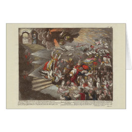 Irische und britische Karikatur Geschichtsjames