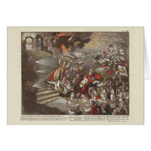 Irische und britische Karikatur Geschichtsjames