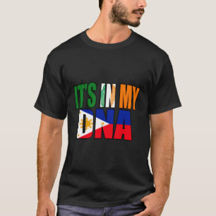 Irische und philippinische Mix-DNA-Flagge - Gesche T-Shirt
