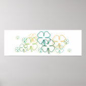 irische Unschärfe Poster (Vorne)