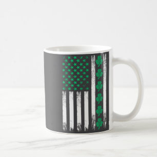 Irische US-amerikanische Flagge Kleeblatt St. Patr Kaffeetasse