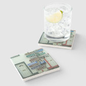 Irische Verkehrsschilder, Steinuntersetzer (Seitenansicht)