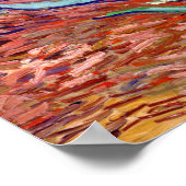 Irische von Vincent Van Gogh lebendige Malerei Blu Poster (Ecke)