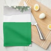 irische Weihnachten Geschirrtuch (Viertel Falte)