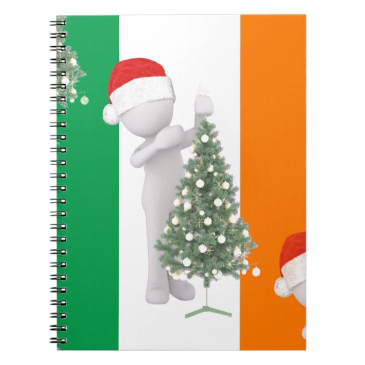 irische Weihnachten Notizblock (Vorderseite)