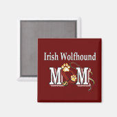 irische Wolfhund-Mama-Geschenke Magnet (Vorderseite/Rückseite)