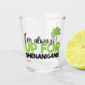 Irische Wortart Saint Patrick's Day Schnapsglas (Vorderseite)