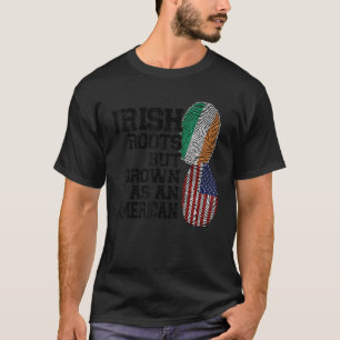 Irische Wurzeln, aber als amerikanisches Irland ge T-Shirt