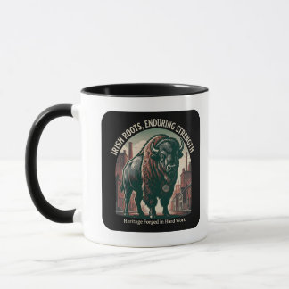Irische Wurzeln, Ausdauernde Stärke Bison Tasse