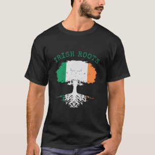 Irische Wurzeln Familienbaum T-Shirt