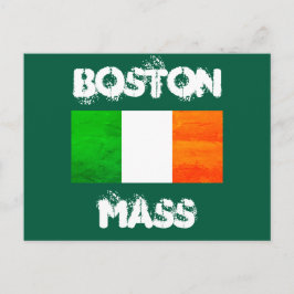 Irische Wurzeln in Boston MA – Grafik mit irischer Postkarte