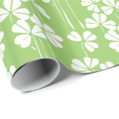 Irischen Kleeblatt-St Patrick Tag Geschenkpapier (Rolleneckpunkt)