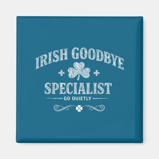 Irischer Abschiedsspezialist lustiger St. Patrick' Magnet (Vorne)