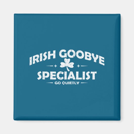 Irischer Abschiedsspezialist lustiger St. Patrick' Magnet (Vorne)