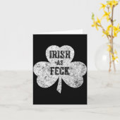 Irischer als Scheiße Saint Patrick Day Gif Karte (Gelbe Blume)