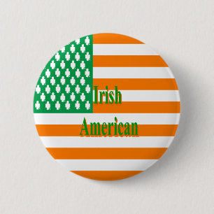 irischer Amerikaner Button