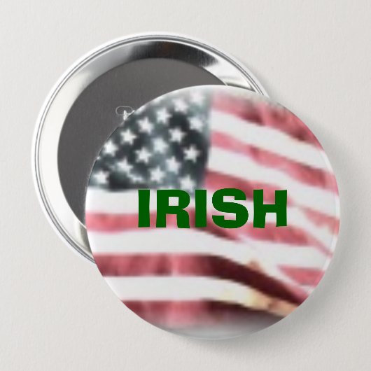 , IRISCHER AMERIKANER BUTTON (Vorne & Hinten)