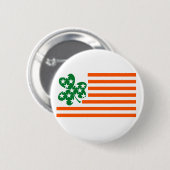 Irischer Amerikaner Button (Vorne & Hinten)