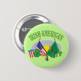 Irischer Amerikaner Button