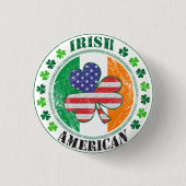 irischer Amerikaner Button (Vorderseite)