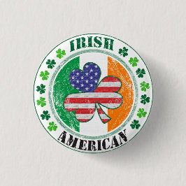irischer Amerikaner Button