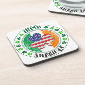 irischer Amerikaner Getränkeuntersetzer (Linke Seite)