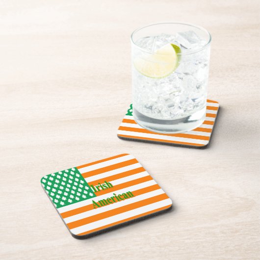 irischer Amerikaner Getränkeuntersetzer (Rechte Seite)