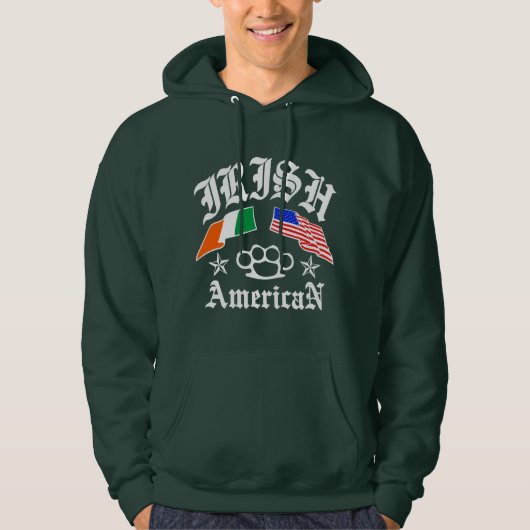 Irischer Amerikaner Hoodie (Vorderseite)