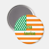 irischer Amerikaner Magnet (Vorderseite/Rückseite)