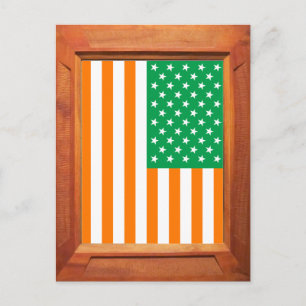 irischer Amerikaner Postkarte