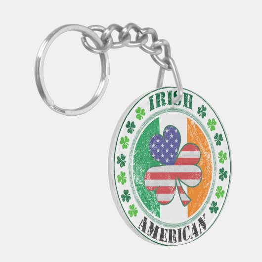 irischer Amerikaner Schlüsselanhänger (Vorderseite links)