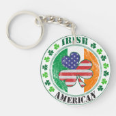 irischer Amerikaner Schlüsselanhänger (Vorderseite)