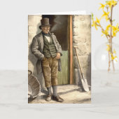 irischer Bauer Karte (Gelbe Blume)