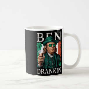 Irischer Ben trank Bier - St. Patricks Männer und  Kaffeetasse