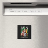 Irischer Ben trank Bier - St. Patricks Männer und Magnet (In Situ (Geschirrspüler))
