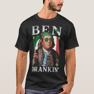 Irischer Ben trank Bier - St. Patricks Männer und  T-Shirt