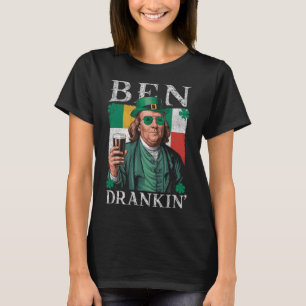 Irischer Ben trank Bier - St. Patricks Männer und T-Shirt