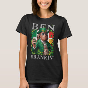 Irischer Ben trank Bier - St. Pattys Männer und Fr T-Shirt