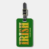 IRISCHER Bier-Gepäckanhänger Gepäckanhänger (Vorderseite vertikal)