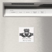 Irischer Claddagh Save-the-Date-Magnet Magnet (In Situ (Geschirrspüler))
